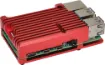 This is an armor aluminum alloy case designed for the Raspberry Pi 4 computer model B. It is a great passive cooling case to help raspberry pi 4 board cooling down. 