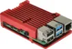 This is an armor aluminum alloy case designed for the Raspberry Pi 4 computer model B. It is a great passive cooling case to help raspberry pi 4 board cooling down. 