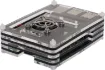This compact multi-layer acrylic case suits the Raspberry Pi Model B 4 and provides access to all ports on the board. To keep your Pi cool, a 5V fan with header connection is provided, plus grill cover. 