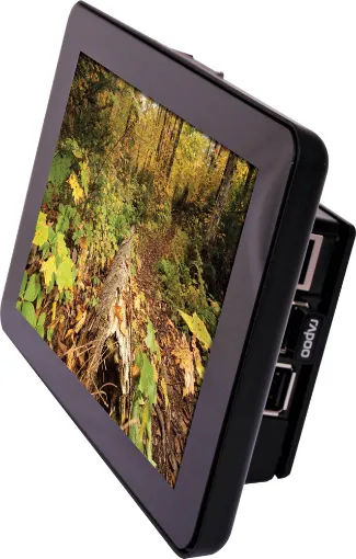 High quality  black abs plastic case to house your Raspberry Pi and your 7" Colour touchscreen.   