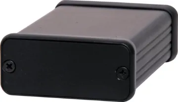 80x54x23mm Black Aluminium Instrument Case Hammond P/N 1455C801BK