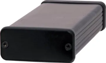 120x54x23mm Black Aluminium Instrument Case Hammond P/N 1455C1201BK