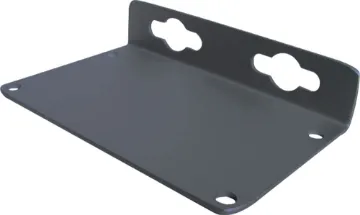 H9116-25 Black Mount Flange Pair Hammond P/N 1455NFBK.