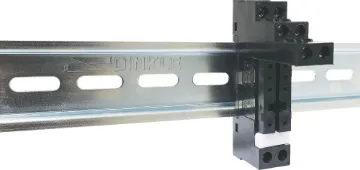 DIN Rail Strip 35mm x 7.5mm Top Hat 175mm Standard steel DIN rail in 175mm length.