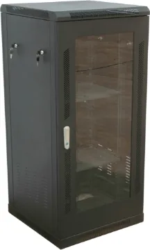 42U 600mm Deep Freestanding 19" Rack System Constructed from 1.5mm black powdercoated steel, these freestanding 19" racks are ideal for communications, public address and IT server rooms.