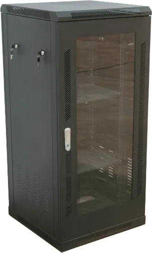 Constructed from 1.5mm black powdercoated steel, these freestanding 19" racks are ideal for communications, public address and IT server rooms.