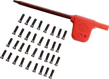 M2.2 x 8mm Torx Bolt Pk 30 Pack of 30 M2.2 x 8mm torx head bolts with matching tool. Nickel plated. Suitable for use with panel mounting P0515.