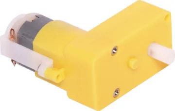 48:1 Geared Motor With Plastic Housing A geared motor with lightweight plastic housing. 5mm double flat shaft. 0.8kg/cm torque. Suits J 0101 rubber wheel. Max 130rpm no load. 1.5A stall.