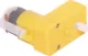 48:1 Geared Motor With Plastic Housing A geared motor with lightweight plastic housing. 5mm double flat shaft. 0.8kg/cm torque. Suits J 0101 rubber wheel. Max 130rpm no load. 1.5A stall.