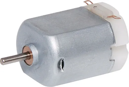A 13,500RPM flat top & bottom hobby motor commonly found in slot cars, robotics kits, toys and much more!  8.64gcm torque @ max efficiency.