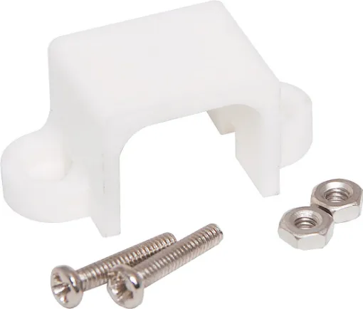 Mounting bracket for J 0051 and J 0054 micro N20 geared motors.