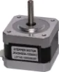 12V 200-step 1.8&ampdeg 48BYG stepper motor with interface
lead. 2 phase type. 0.23Nm holding torque. 5mm&ampOslash
shaft. NEMA17 M3 mounting hole pattern (31mm).
Size: 42x42x34 (25mm shaft). 1m lead.