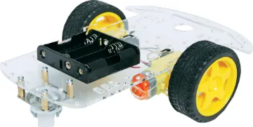 2WD Robot Builders Motorised Base Available in either 2WD or 4WD configuration this robotic vehicle chassis features individual motors for each wheel, fitted with encoding wheels for integration with control sensors. It&rsquos the ideal base for your own Arduino powered robo-car design.
