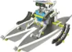 A fun and educational kit designed to assemble 14 different ways to inspire and challenge your kids to learn about solar power and electronics. Includes parts to build a snake, dog, crab, boxer, turtle, row boat, beetle and more!