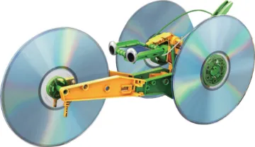 6 In 1 Solar Super Recycler Kit This educational kit uses common household items like soft drink cans and DVDs to create fun and interesting solar powered designs. The kit can be built (and rebuilt) up to 6 different ways.
