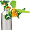 This educational kit uses common household items like soft drink cans and DVDs to create fun and interesting solar powered designs. The kit can be built (and rebuilt) up to 6 different ways. 