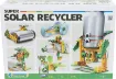 This educational kit uses common household items like soft drink cans and DVDs to create fun and interesting solar powered designs. The kit can be built (and rebuilt) up to 6 different ways. 