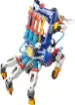Build your own BIG robotic hand, slip your hand into it like a glove, and operate the mechanical fingers with your own fingers. 