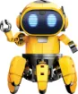 This kit contains the parts to build your new smart friend. Tobbie is an intelligent six legged robot which provides great interaction with children. The little robot offers wonderful lights and sound effects.
