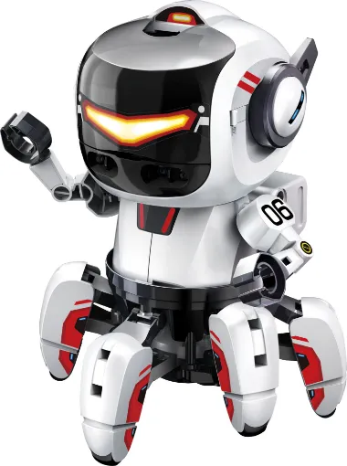 The humble Tobbie robot kit has been given a powerful upgrade thanks to the customisable BBC micro:bit board. Tobbie II provides unlimited scope for self-programming with the BBC micro:bit. The front screen displays text, numbers and emotion icons.