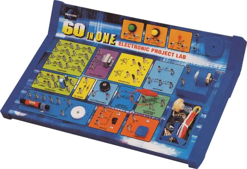 These simple kits are a great introduction to the world of electronics. Basic principles are covered and assembly is completely solderless using a series of spring loaded terminals.
