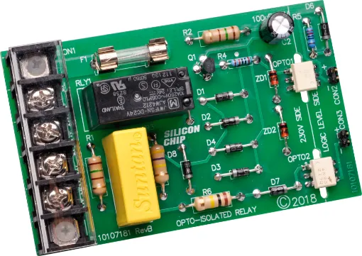 If you need to switch mains voltages, say from a micro's out- put or any other low voltage source, you need to isolate them from each other. That&amprsquos what this project does - it's easy to build and keeps mains voltages locked away from the controller and you! Virtually any low voltage source will do - from 2.7 to 10V.