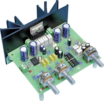 12V 20 Watt Amplifier Module Kit (SC May 2010) Amplifiers which run from 12V DC generally don't put out much power and they are usually not hifi as well. But this little stereo amplifier ticks the power and low distortion boxes. With a 14.4