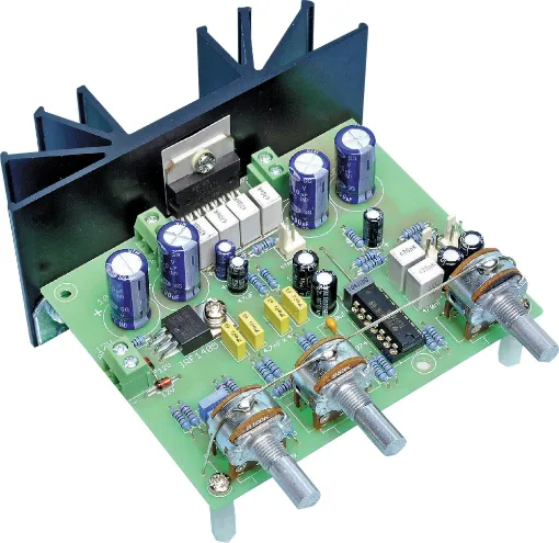 (SC May 2010) Amplifiers which run from 12V DC generally don't put out much power and they are usually not hifi as well. But this little stereo amplifier ticks the power and low distortion boxes. With a 14.4