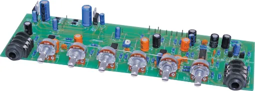 The guitar preamp when combined with any amplifier will produce crystal clear guitar sound free of the usual hum and noise frequently experienced on commercially produced units. With options to expand the unit to tw
