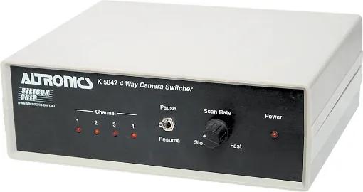 (SC June '01) If your home or business has more than one CCTV security camera you will want an automatic scanner that switches between the cameras so you can see what's happening, all on a single monitor.