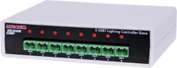 LED Christmas/Lighting Controller - Slave Kit (SC October '11)  This new LED light slave controller kit will operate with the K 5885 master unit. Drive up to eight strings of LEDs, each string with completely individual control. Up to four slaves can be used per system - that's 32 channels of l