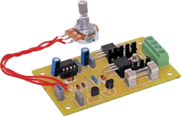12V Motor Speed / Light Dimmer Controller Kit (SC November '08) This small circuit can be used as a speed controller for a 12V motor rated up to 5A (continuous) or as a dimmer for a 12V halogen or standard incandescent lamp up to 50W. It varies the power to the load (motor or lamp) usi