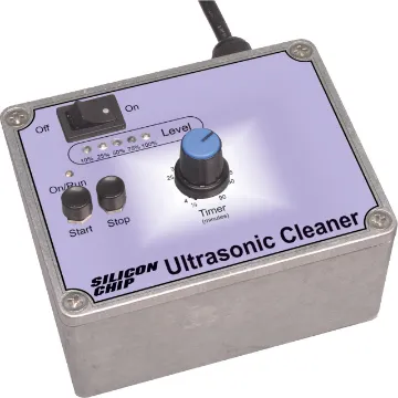 High Power Ultrasonic Cleaner This large and powerful Ultrasonic Cleaner is ideal for cleaning bulky items such as mechanical parts and delicate fabrics. It’s also quite easy to build and is packed with features.
