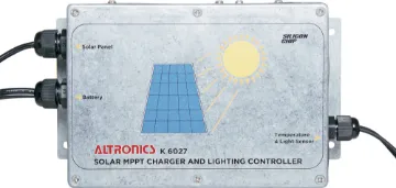 12/24V MPPT Solar Charge Controller Kit This MPPT charge/Light controller will work with 12V or 24V solar panels to charge a 12V or 24V lead-acid or lithium iron phosphate battery. you can then use the battery to run 12V dc lighting.