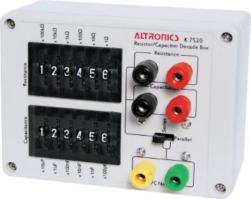 Resistor/Capacitor Decade Box Kit Designed by Altronics. (SC Aug. 2014).
A decade box is a really handy device for trying capacitor and resistor values in-circuit before you select the final value to solder down.