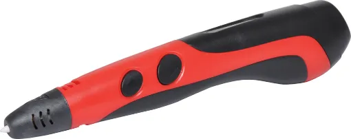 A crafty addition to any work space this handheld pen extrudes 1.75mm PLA or ABS filament for decorating objects, simple plastic repair jobs or touch ups to 3D printed models. 