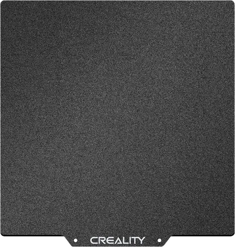Double sided black textured PEI spring steel magnetic build plate to suit 3D printer models K8600 & K8602