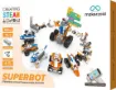 A 400pc set allowing kids to build up to 26 different projects, and create designs of their own. Includes control unit and intelligent sensors (2) that allow building of line tracking, obstacle avoiding and following robot designs. Blocks are compatible with other major brands. Fully programmable using Scratch. Includes storage box.