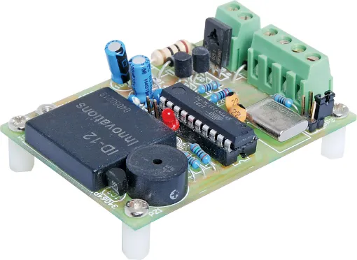 Essentially, the system consists of a reader module and one or more &quottags&quot. Based on RFID (Radio Frequency Identity) technology, each tag is encoded with a unique identity. When a tag is brought within range of th
