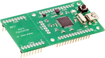 Mini-Maximite BASIC Computer Kit (SC November 2011) The idea behind the miniMaximite is simple: to shrink the Maximite down to the size of a large postage stamp while keeping it 100% compatible with the larger version in its external I/O capabilities and programming language.