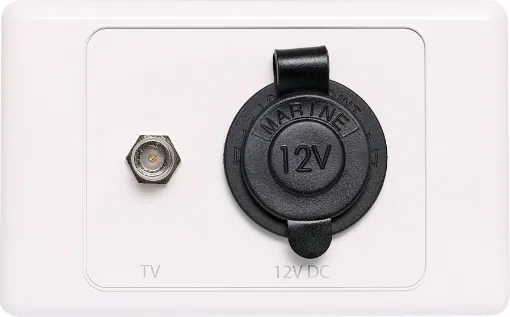 Includes weather resistant car accessory socket and back to back F antenna 
connector. Ideal for caravans and RV's.