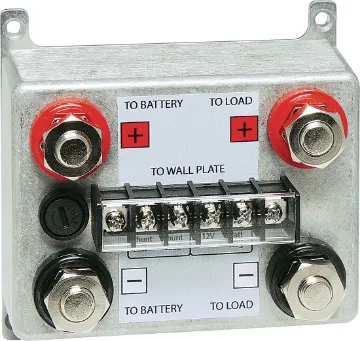 100A DC Power Shunt Box With Panel Meter A 100A shunt box designed for use in high current remote power, off-grid and PV backup systems. Rated up to 100A it provides connections between the batteries and the load using screw terminals and heavy duty binding posts. Maximum voltage 16V (ie: suits 12V battery systems only). Dimensions: 125W x 62H x 82Dmm.