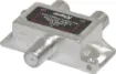 Housed in a zinc diecast enclosure to prevent external interference. Suits frequencies from 5 to 2400MHz for use with digital TV, cable and satellite TV. All models include power pass feature from input to all outputs to allow powering of a masthead amp. F type connection. 
