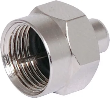75 Ohm F Male MATV Terminator Used for terminating any unused outlets of splitters, line drop taps or tee units to maintain a balanced 75 ohm system.
