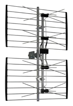 UHF Digital Phased Array TV Antenna This UHF Phased array antenna has been specifically designed to operate best in areas where reflections and ghosting are a problem. Due to its design it can be mounted horizontally or vertically.