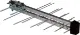 TV Antenna Digitek Band 4/5 Mini UHF Log Periodic A compact multi element UHF band 4/5 antenna for inner metro area use. Provides a maximum gain of 9dB. Fitted with F-Type connection for easy installation. Durable all metal design.