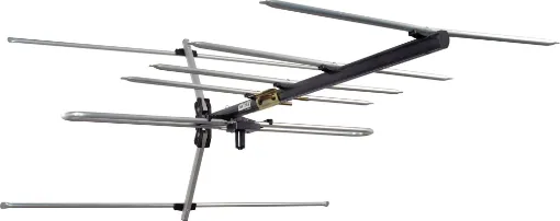 Deluxe heavy duty VHF digital antenna manufactured with steel boom and extruded elements. 