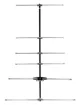 The Hills Antenna DY series antennas combine a F-Type connection for superior screening with wider bandwidth for digital television reception. The DY-6 antenna is a 6 element outer prime VHF antenna, ideal for areas just outside of capital cities. 