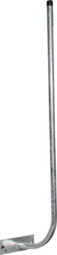 TV Antenna Fascia Mount 1.8m For mounting to barge boards and fascias. Galvanised steel construction. 1.8m pole height.