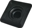 Weatherproof rubber flashing to allow penetration of metal roofing from 0-35mm without water ingress.